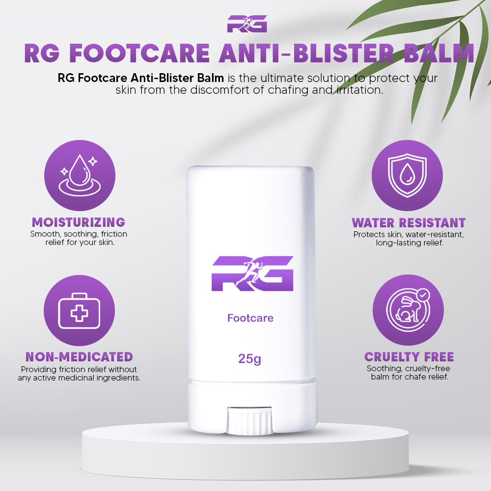RG Footcare Anti Blister Balm 25g – RG Balm