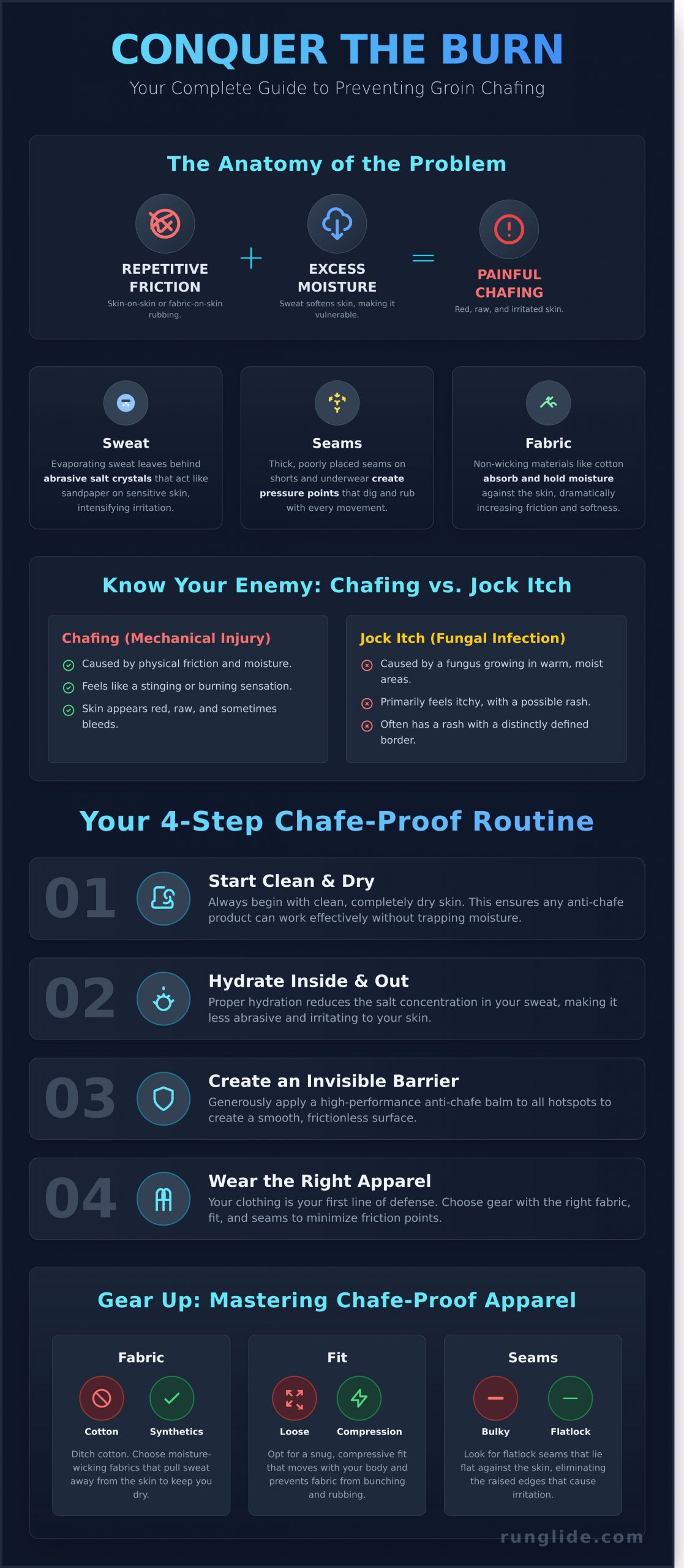 Groin Chafing: Your Complete Guide to Prevention and Treatment - Infographic