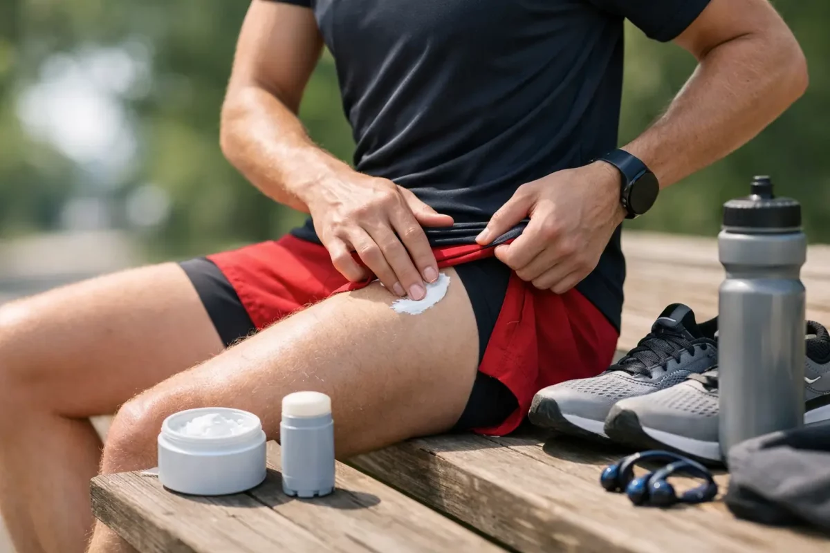 Runner Chafing Prevention Routine Example